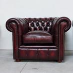 Fauteuil (2) - Chesterfield club - Hout, Leder - Nieuw, Antiek en Kunst