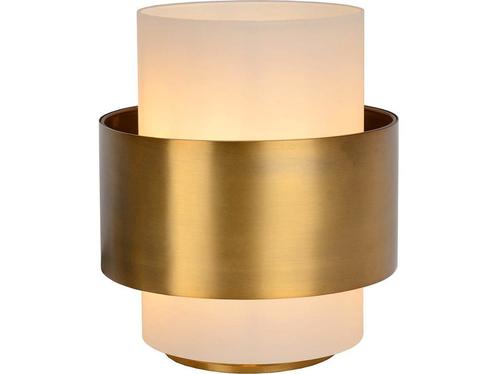 Lucide FIRMIN - Tafellamp - Ø 20 cm - 1xE27 - Mat Goud /, Huis en Inrichting, Woonaccessoires | Overige, Zo goed als nieuw, Verzenden