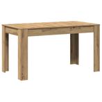 Eettafel Eiken 140cm - Retourdeal - 40% Korting!, Overige materialen, 100 tot 150 cm, Nieuw, Rechthoekig
