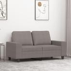 vidaXL Tweezitsbank 120 cm stof taupe, Huis en Inrichting, Banken | Bankstellen, Verzenden, 150 tot 200 cm, Stof, Nieuw