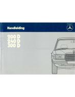 1984 MERCEDES BENZ E KLASSE INSTRUCTIEBOEKJE NEDERLANDS, Auto diversen, Handleidingen en Instructieboekjes