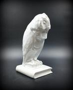 Herend - Beeldje, Art Deco owl bookend - 30 cm - Porselein, Antiek en Kunst