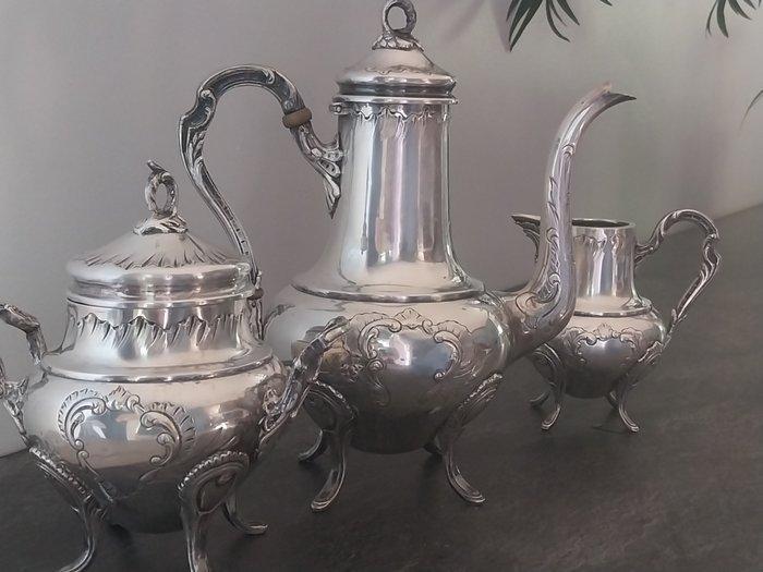 Roux Marquiand - Koffie- en theeservies - Verzilverd, Antiek en Kunst, Antiek | Meubels | Tafels