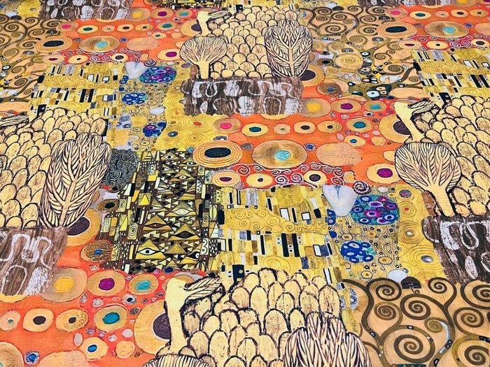 Exclusieve stof in KLIMT-STIJL - 3.00 x 2.80 meter - Katoen, Antiek en Kunst, Antiek | Kleden en Textiel