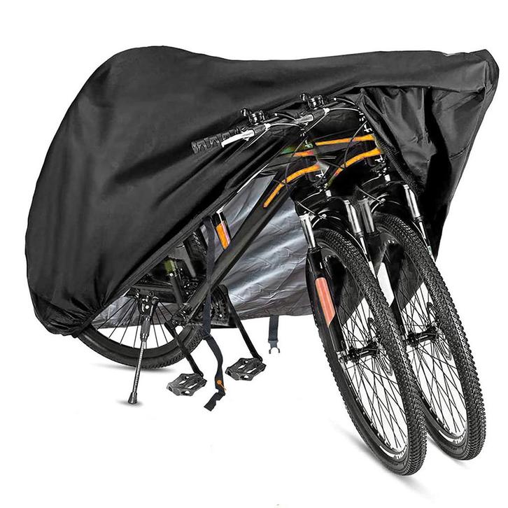 Fietshoes voor 2 Fietsen Waterdicht - Zwart - Universeel -, Fietsen en Brommers, Brommers | Toebehoren, Nieuw, Verzenden