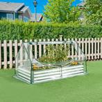 Plantenbak met foliekas Balsorano 180x90x98 cm transparant z, Tuin en Terras, Bloembakken en Plantenbakken, Verzenden, Nieuw