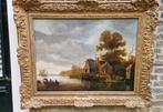 Salomon van Ruysdeal 1603-1670, Kring van - Waterlandschap, Antiek en Kunst