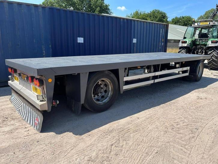 Veiling: Platte Oplegger Cuppers 2002, Auto's, Vrachtwagens, BTW verrekenbaar, Overige brandstoffen, Overige kleuren, Aanhangers en Opleggers