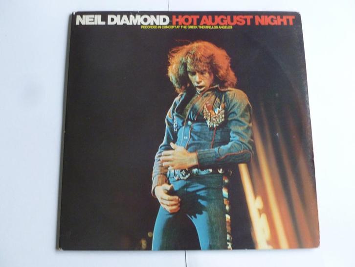 Neil Diamond - Hot August Night (2 LP) MCA Holland, Cd's en Dvd's, Cd's | Pop, Zo goed als nieuw, Verzenden