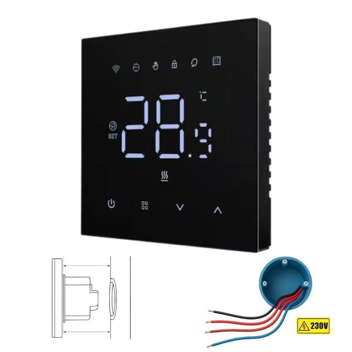 WiFi Inbouw Thermostaat | App en Spraakbesturing, Doe-het-zelf en Verbouw, Thermostaten, Slimme thermostaat, Nieuw, Verzenden
