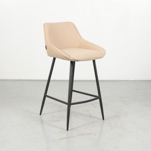 Barkruk Lidingö - Taupe - 4-poot onderstel, Huis en Inrichting, Stoelen, Ophalen of Verzenden