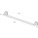 Wiesbaden Alonzo - Handdoekrek - Mat Zwart, Huis en Inrichting, Badkamer | Badtextiel en Accessoires, Ophalen of Verzenden, Nieuw