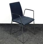 Wiesner Hager Stoel Blauw/Grijze Stof, Huis en Inrichting, Stoelen, Ophalen of Verzenden, Gebruikt