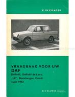 1963 DAF, DAFFODIL, LE, BESTELWAGEN, COMBI VRAAGBAAK, Auto diversen, Handleidingen en Instructieboekjes
