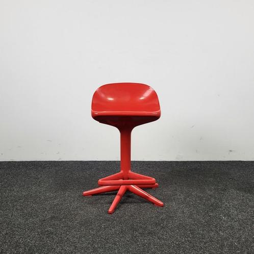 Kartell Spoon Barkruk Rood, Huis en Inrichting, Barkrukken, Gebruikt, Ophalen of Verzenden