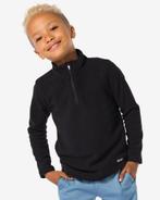 HEMA Kinder ski pully fleece zwart, Verzenden, Nieuw