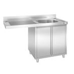 GGM Gastro | Vaatwasser spoelkast - 1400x700mm - met 1 |, Witgoed en Apparatuur, Verzenden, Nieuw, Inbouw