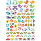 Stickers - Natuur Vogels & Uilen - Scrapbook Hobby DIY Stick, Ophalen of Verzenden, Nieuw