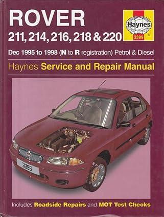 Rover 200 Series (95-98) Service and Repair Manual beschikbaar voor biedingen