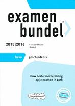 Examenbundel Havo Geschiedenis 2015/2016, Boeken, Schoolboeken, Verzenden, Nieuw