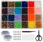 Fako Bijoux® - DIY Kristallen Kralen Set - Facet Geslepen, Hobby en Vrije tijd, Kralen en Sieraden maken, Verzenden, Nieuw
