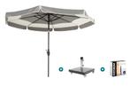 Hartman Tubb stokparasol Ø300 cm. - Grijs + Granada voet +, Tuin en Terras, Verzenden, Nieuw, Parasolvoet, Kantelbaar