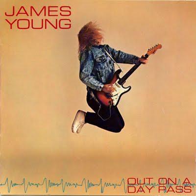 LP gebruikt - James Young  - Out On A Day Pass, Cd's en Dvd's, Vinyl | Rock, Zo goed als nieuw, Verzenden