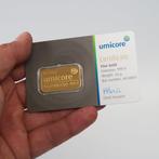 10 gram - Goud .999 - Umicore, Belgium - Verzegeld en met, Postzegels en Munten, Edelmetalen en Baren