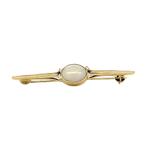 Gouden broche met opaal 14 krt, Sieraden, Tassen en Uiterlijk, Broches, Ophalen of Verzenden, Nieuw