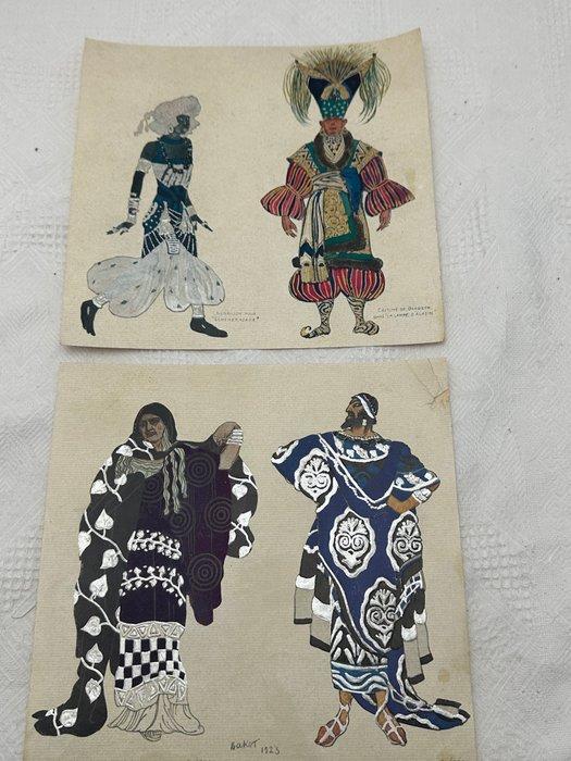 Leon Bakst - Phèdre et Thésée - Scheherazade e Barbizon -, Antiek en Kunst, Antiek | Overige Antiek