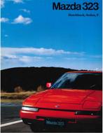 1991 MAZDA 323 BROCHURE NEDERLANDS, Boeken, Auto's | Folders en Tijdschriften, Nieuw, Mazda, Author