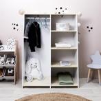 Kinder kledingkast - wit - 90x48x120 cm, Kinderen en Baby's, Kinderkamer | Beddengoed, Nieuw, Verzenden