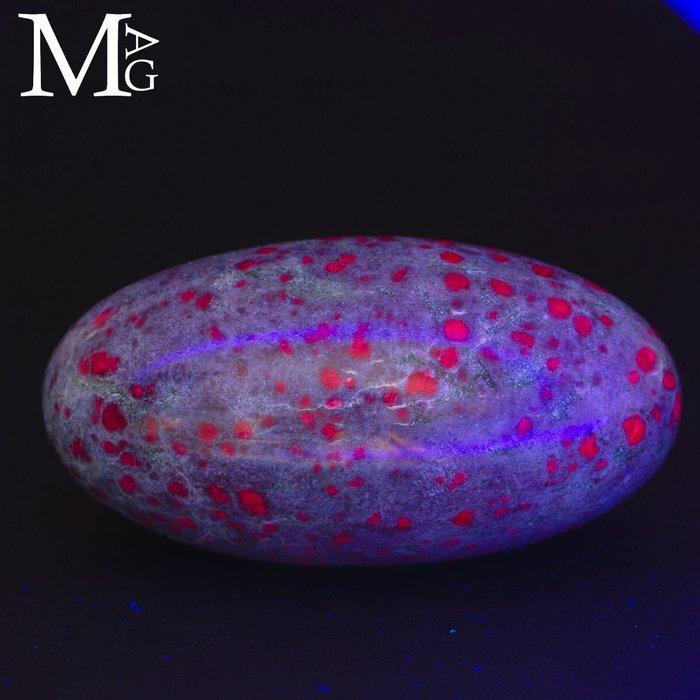 Natural Ruby - Extra Kwaliteit Heilig Shiva Lingam in robijn, Antiek en Kunst, Curiosa en Brocante