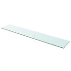 vidaXL Wandschap transparant 110x20 cm glas, Huis en Inrichting, Woonaccessoires | Wandplanken en Boekenplanken, Verzenden, Nieuw