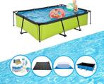 EXIT Zwembad Lime  Frame Pool 300x200x65 cm  Combi Deal, Verzenden, 200 tot 300 cm, 80 tot 120 cm, Nieuw