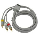 Thirdparty Wii AV kabel met 3 Tulp stekkers, Spelcomputers en Games, Spelcomputers | Nintendo Consoles | Accessoires, Verzenden