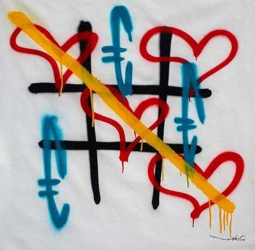 RAM - Love wins the Game - Original Classic Street Style, Antiek en Kunst, Kunst | Schilderijen | Modern