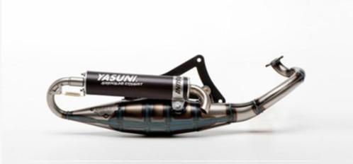 Uitlaat compleet peugeot new model lc zwart yasuni-R tub225b, Fietsen en Brommers, Brommeronderdelen | Scooters, Nieuw, Overige merken