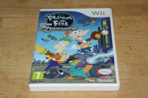 Disney Phineas and Ferb Across the 2nd Dimension (wii), Spelcomputers en Games, Games | Nintendo Wii, Gebruikt, Avontuur en Actie