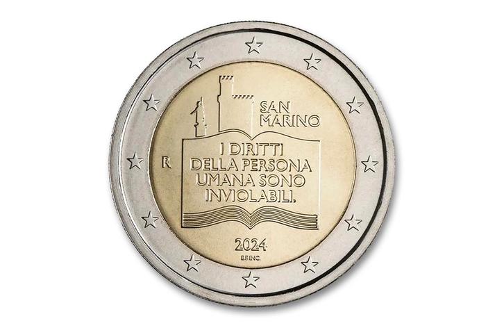 2 euro Burgerechten 2024 - San Marino, Postzegels en Munten, Munten | Europa | Euromunten, Verzenden