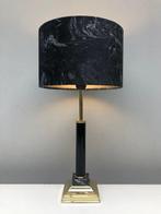 Tafellamp - Marmer, Messing, Textiel, Antiek en Kunst