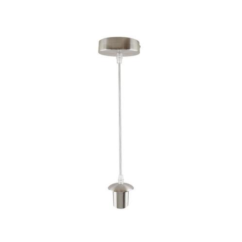 Geborsteld staal ophangpendel Rika, Huis en Inrichting, Lampen | Hanglampen, Nieuw, Metaal, 75 cm of meer, Ophalen of Verzenden