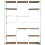 Vakkenkast Huub Wit 175 x 145 cm - Roomdivider - Meerdere, Ophalen of Verzenden, Nieuw