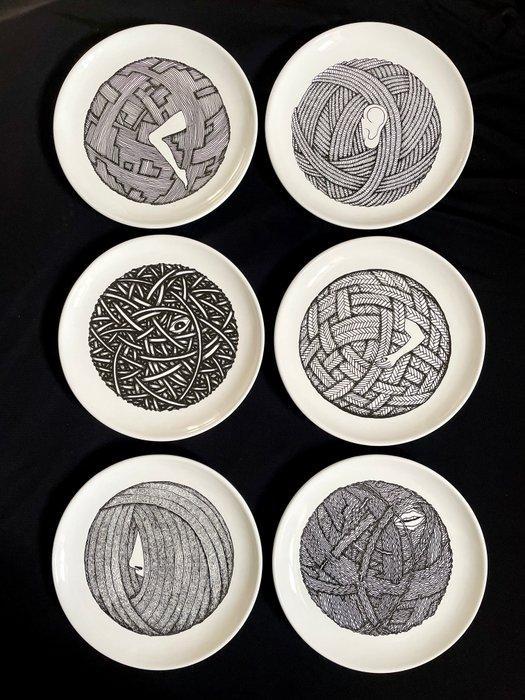 kiasmo - Vincenzo DAlba - Schotel (6) - Mix - Keramiek -, Antiek en Kunst, Kunst | Designobjecten