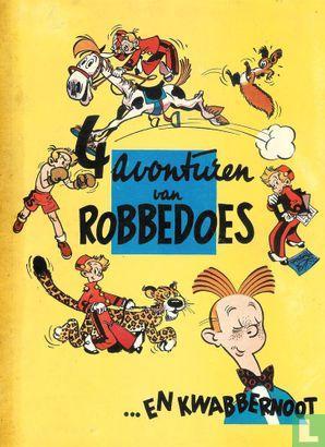 Robbedoes en Kwabbernoot - 4 avonturen van Robbedoes - 1950, Boeken, Stripboeken, Gelezen, Eén stripboek, Verzenden