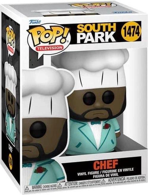 Pop Television: South Park - Chef in Suit - Funko Pop #1474, Kinderen en Baby's, Speelgoed | Actiefiguren, Zo goed als nieuw, Ophalen of Verzenden