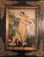 Europese school (XIX) - Leda y el Cisne con Amores