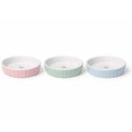 Dessertschaaltje Keramiek Pastelkleur Ø11,5cm Set/3, Verzenden, Nieuw