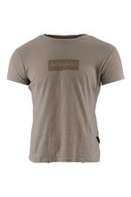 Napapijri T-shirt in maat L Beige, Kleding | Dames, Napapijri, Verzenden, Zo goed als nieuw, Beige