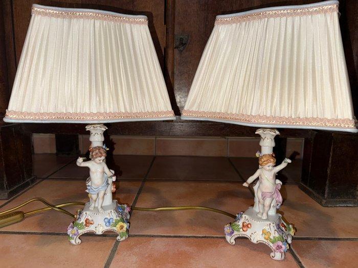 Dresden - Nachtlampje (2) - Zacht porcelein - Porcelain, Antiek en Kunst, Curiosa en Brocante